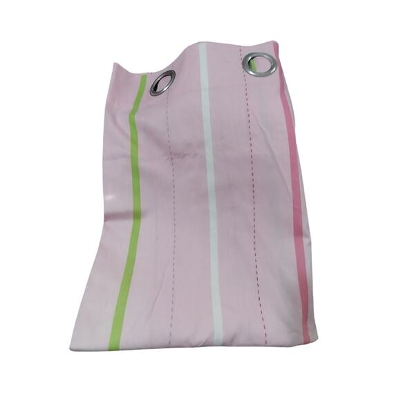 CIRCO! FAB 100% WOVEN COTTON PINK, GREEN, LAVENDER, WHITE FULL LENGTH 4 DRAPES! - Picture 10 of 11